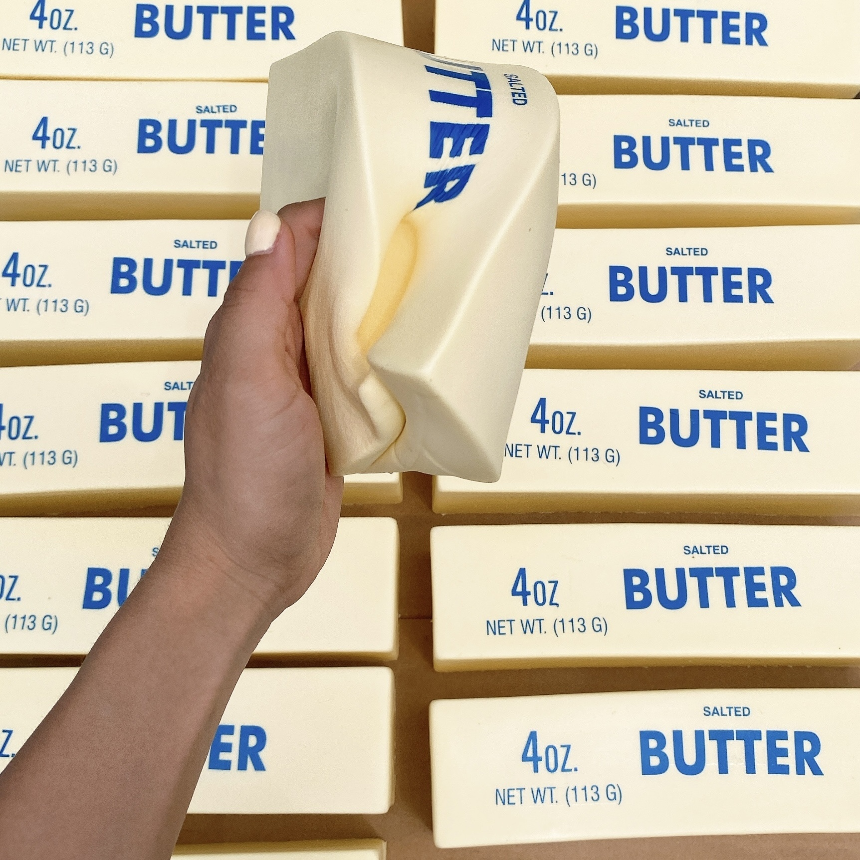 Large Custard Butter Stick Squishy